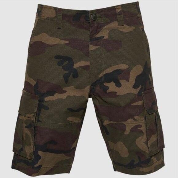 CSG Men's Jungle Camo Dalles Cargo Shorts - Picture 1 of 9